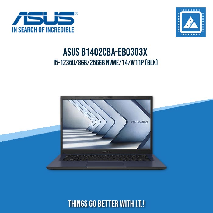 ASUS EXPERTBOOK B1402CBA-EB0303X I5-1235U/8GB/256GB NVME | BEST FOR ENTERPRISES AND CORPORATES LAPTOP ASUS EXPERTBOOK B1402CBA-EB0303X I5-1235U/8GB/256GB NVME | BEST FOR ENTERPRISES AND CORPORATES LAPTOP